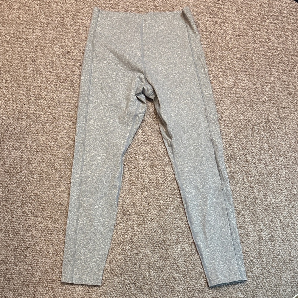 Pink Active Gray High-Waist Leggings
